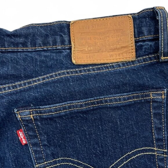 Levi's 541 Premium Blue BIG E Denim Jeans Men's Actual 32 x 27 Rockabilly - Picture 14 of 15